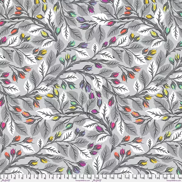 108" Backing Fabric - Best Buds - Fog ||Graywork by Tula Pink -- Free Spirit Fabrics