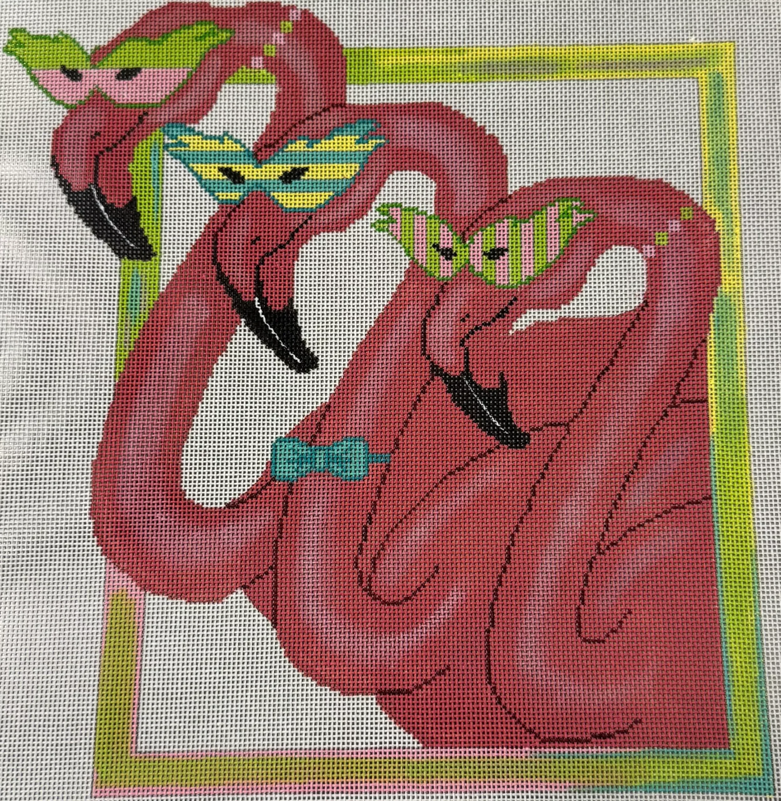 1089 FLAMINGOS WITH GLASSES