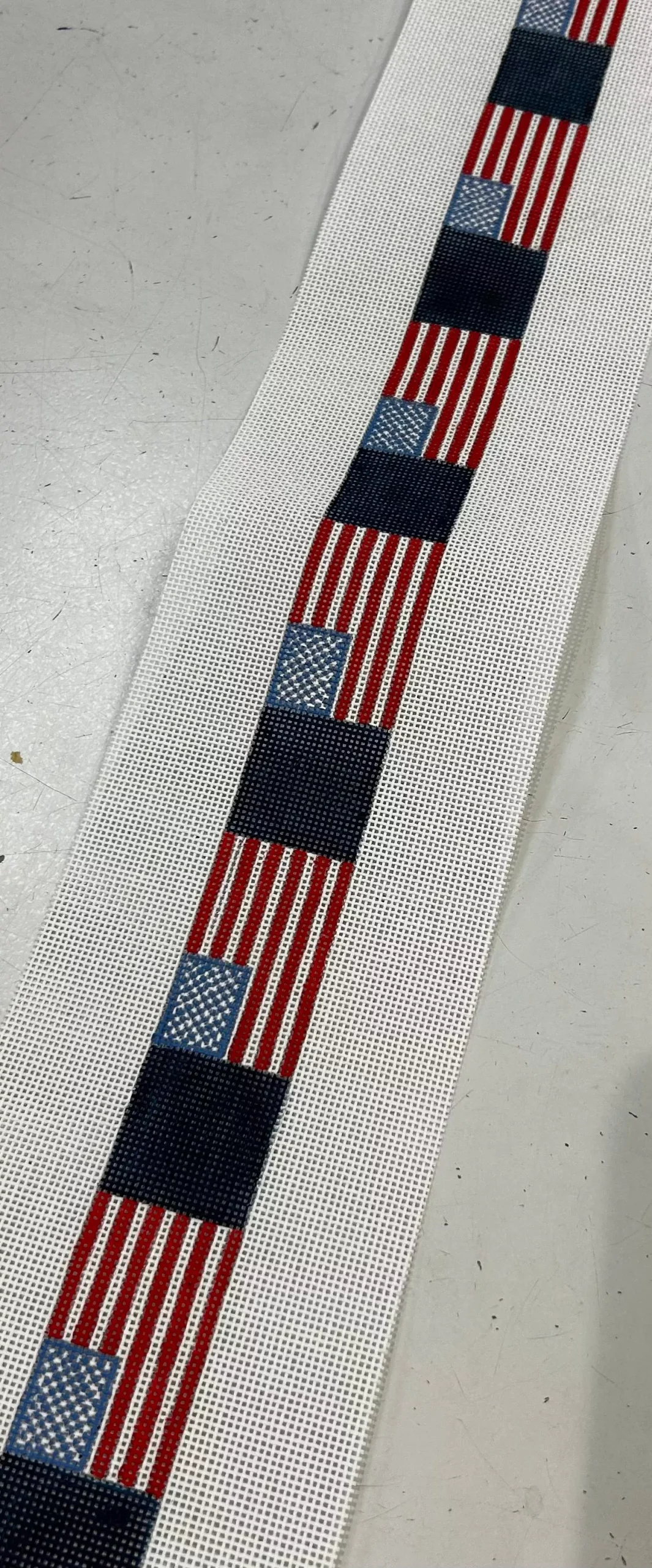 AMERICAN FLAG BELT - NAVY BLUE