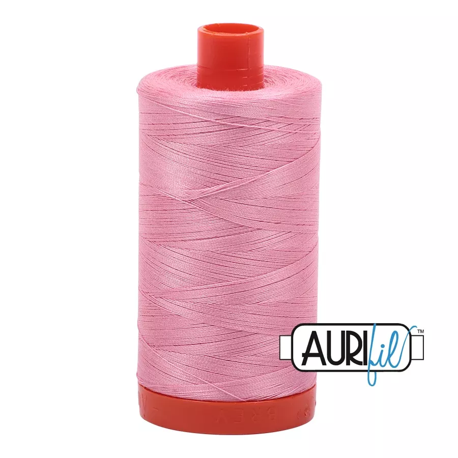 Aurifil 50 wt Cotton Thread - Bright Pink 2425 - 1422 yds