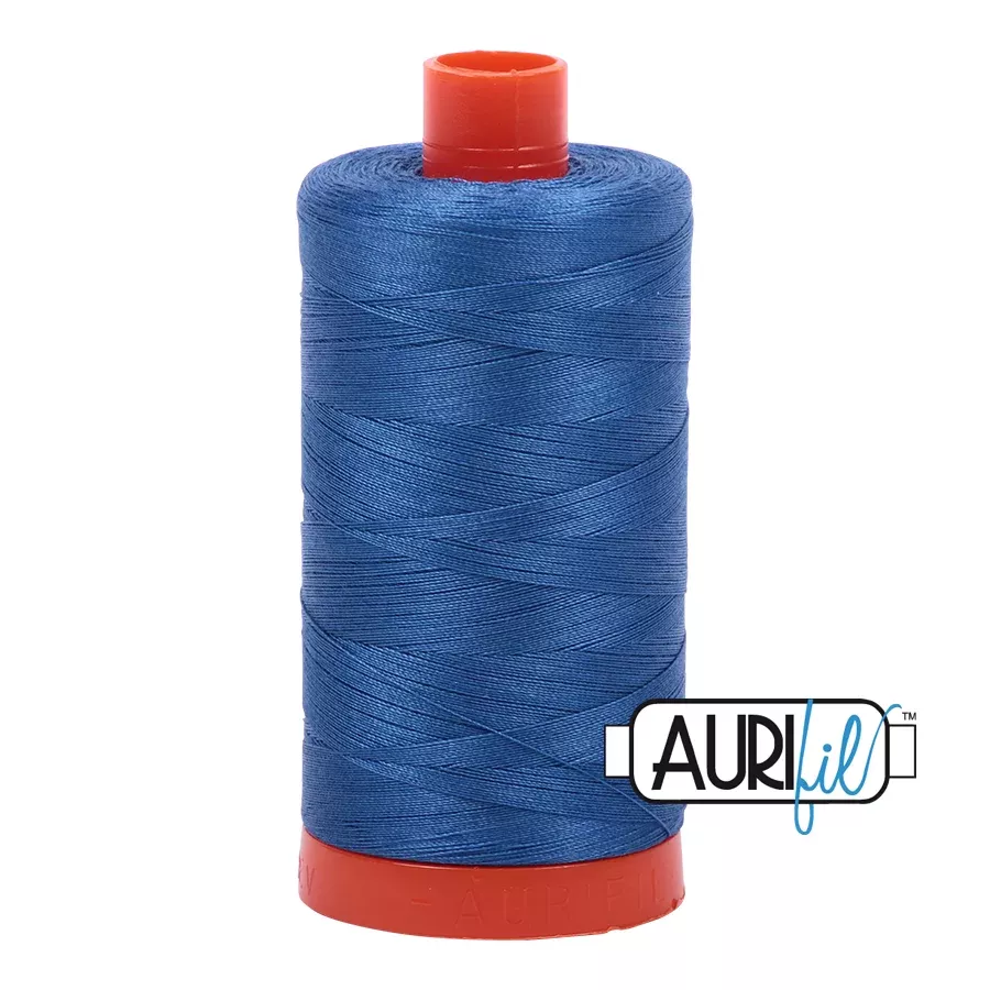 Aurifil 50 wt Cotton Thread - Delft Blue 2730 - 1422 yds