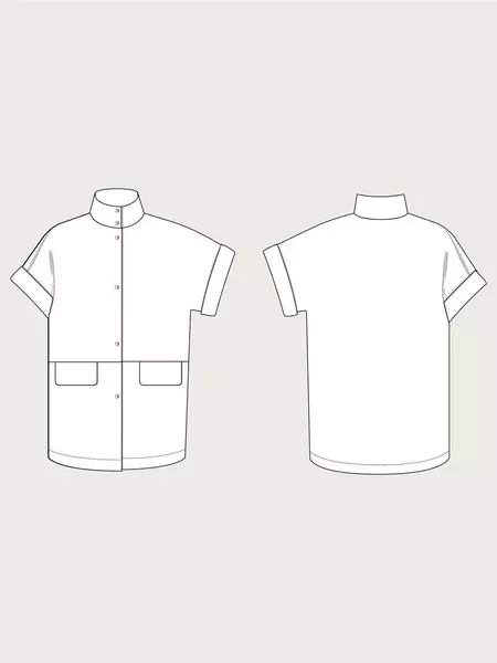 CAP SLEEVE VEST PATTERN -- The Assembly Line Patterns