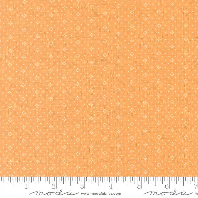 Eyelet fabric Orange 20488 74 by Fig Tree Co. for Moda Fabrics