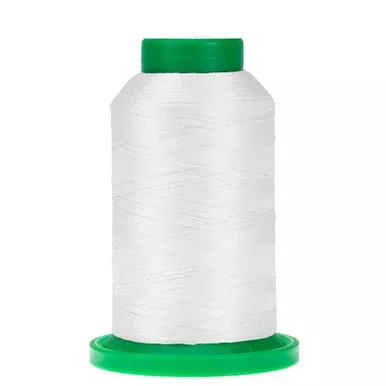Isacord Thread Silky White 0010 - 1000 Meter Spool