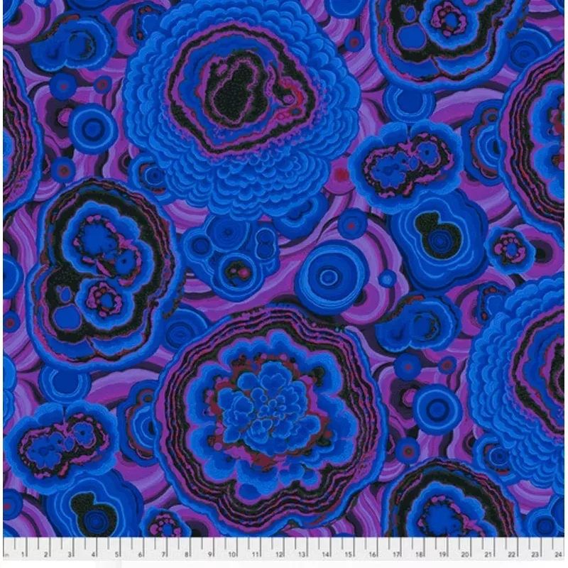 Kaffe Fassett Collective Stash - Agate Blue - Remnant