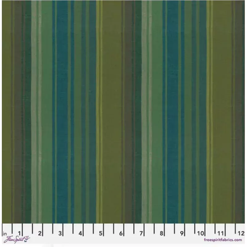 Kaffe Fassett Woven Stripes - Exotic Stripe - Teal Yardage