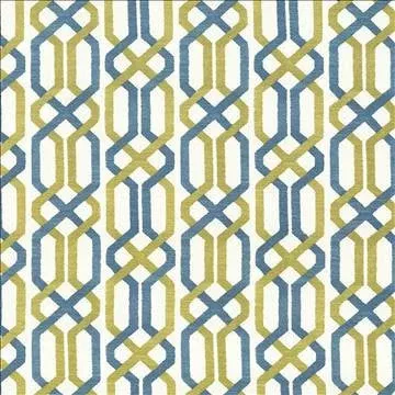 Kasmir Fabric Maze Fret Split Pea