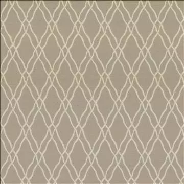 Kasmir Fabric Meander Trellis Flax