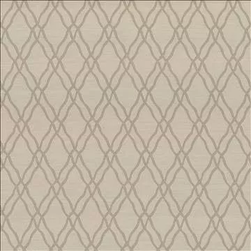 Kasmir Fabric Meander Trellis Linen