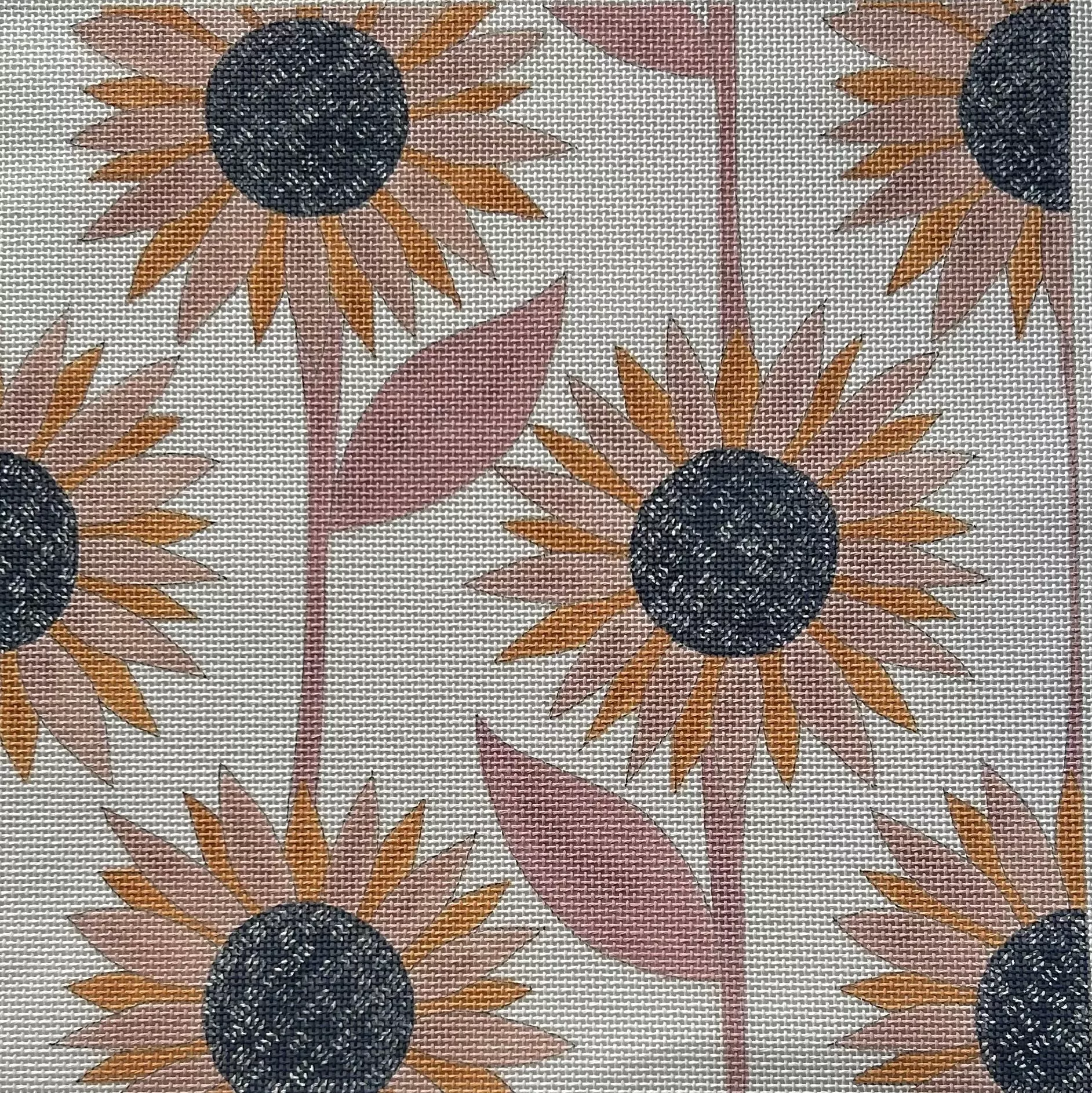 LC051721C SUNFLOWERS ON CREAM