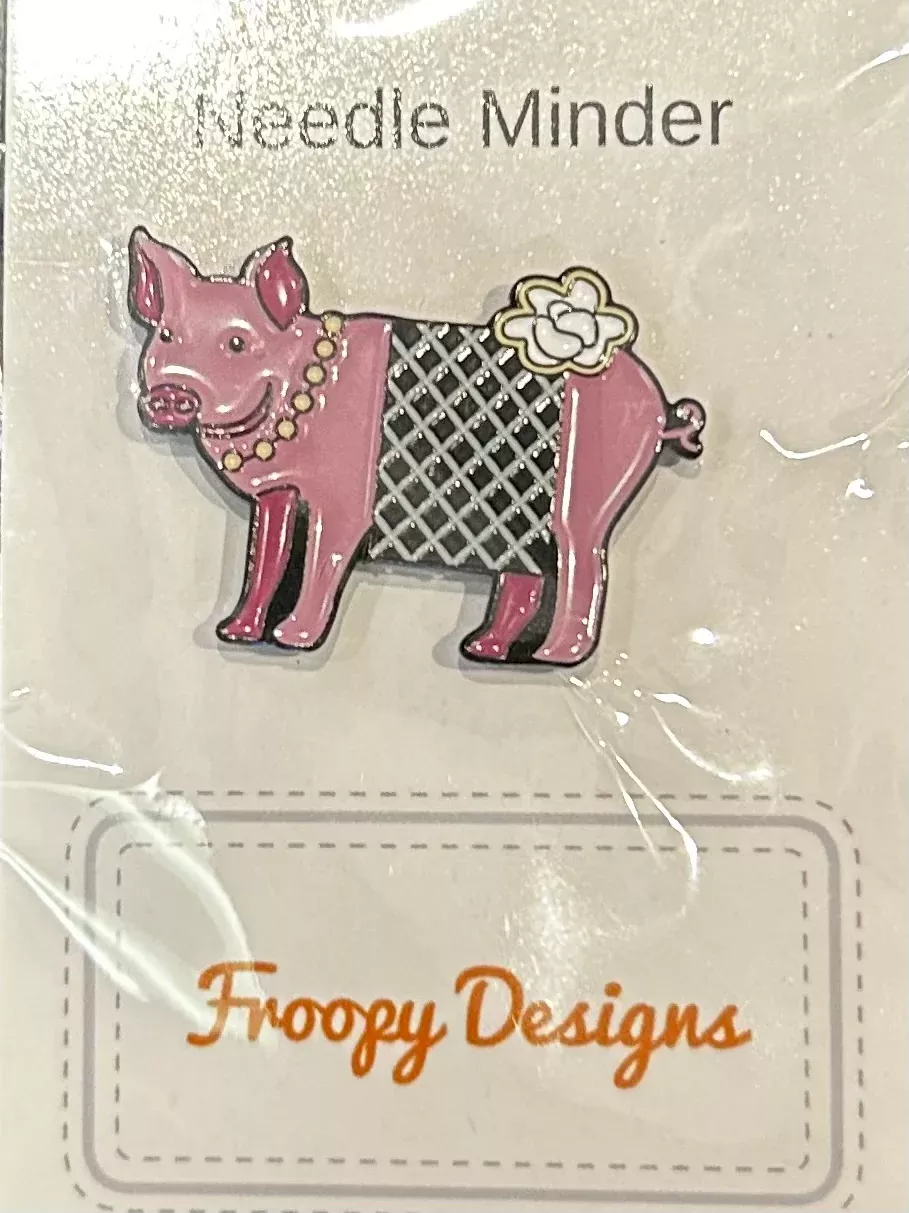 PIG IN CHANEL NEEDLE MINDER