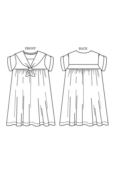 The Skipper Girls Pattern - age 3-8yrs