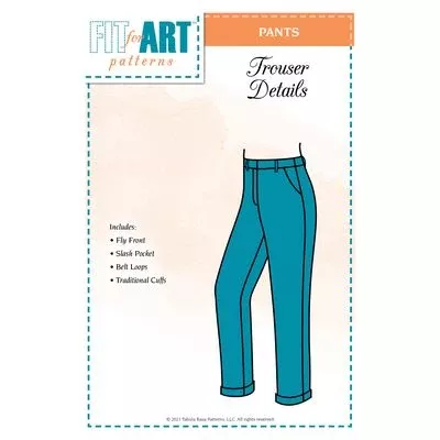 Trouser Details for Eureka Pants that Fit-- Fit for Art Patterns