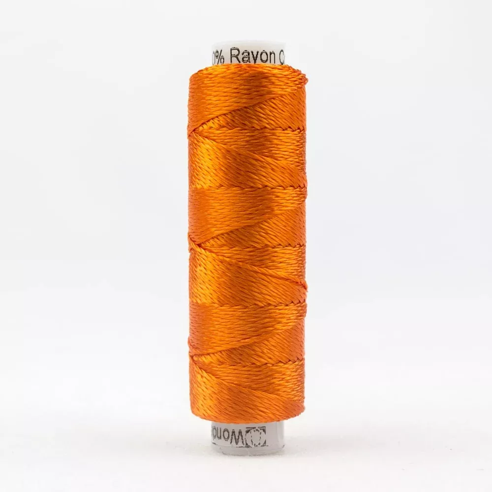 Wonderfil Razzle Thread Vermillion Orange RZ1140