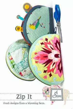Zip It Bag Pattern - SITF169D by Sewn Wyoming