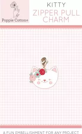 Zipper Pull Charm Kitty Charm