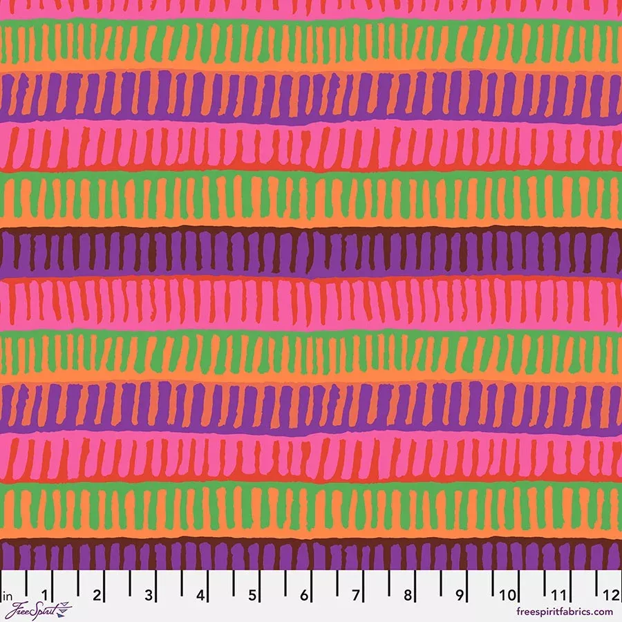 Zipper Stripe in Red Kaffe Fassett Collective August 2025 fabric