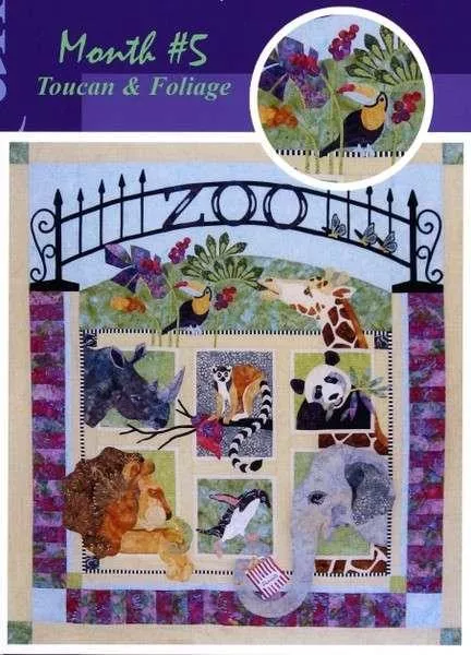 Zoo it Yourself Complete Pattern Set - Java House Quilts - JHQ195